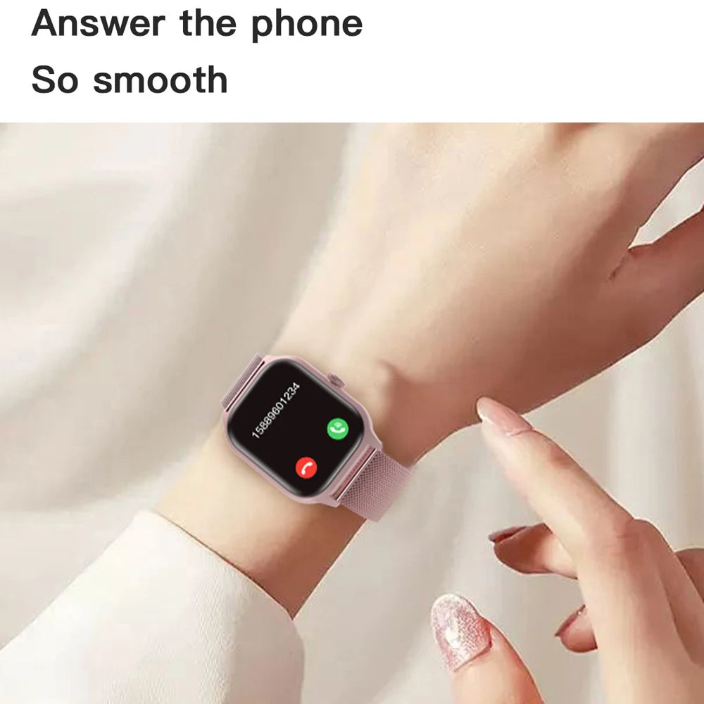 Smart Watch 2025 – Bluetooth Calling, Fitness Tracker & Music Control for Android & iOS