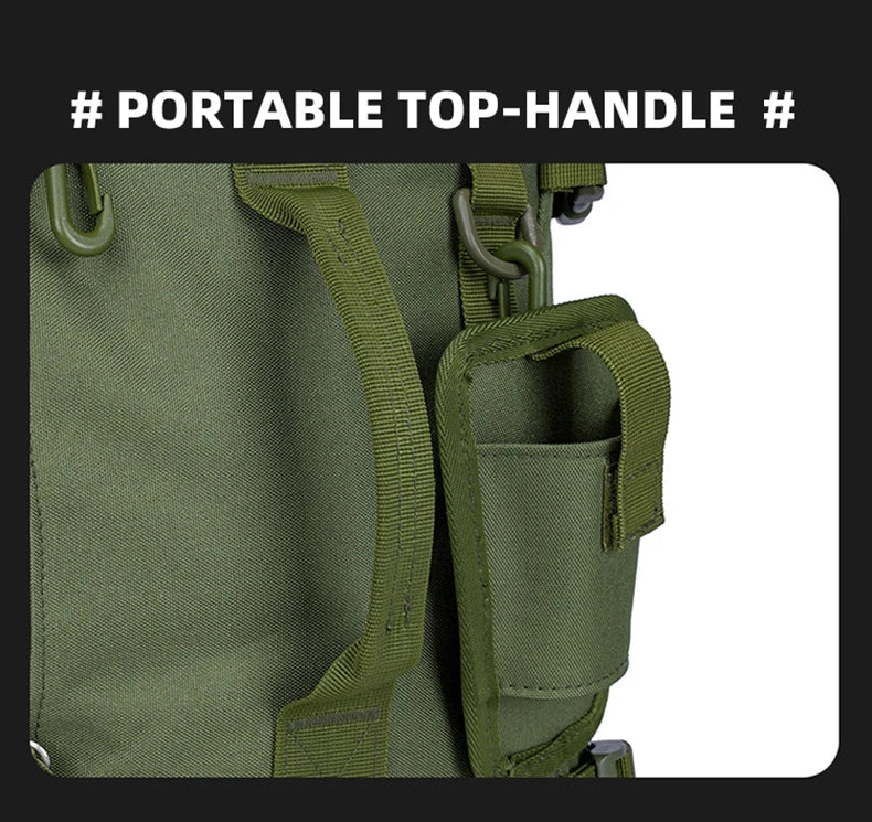 Tactical Fishing Backpack – Multifunctional Tackle Bag with Rod Holders & Outdoor Storage for Camping, Hiking & Fishing