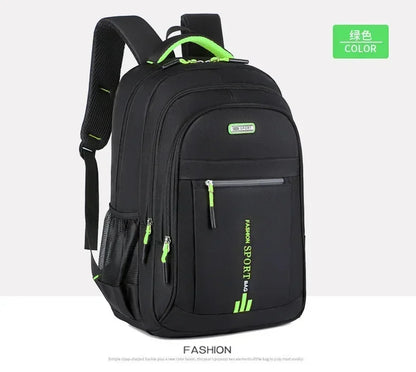 Men’s Oxford Business Backpack – Waterproof Laptop Bag, Leisure Travel & High School Student Bag