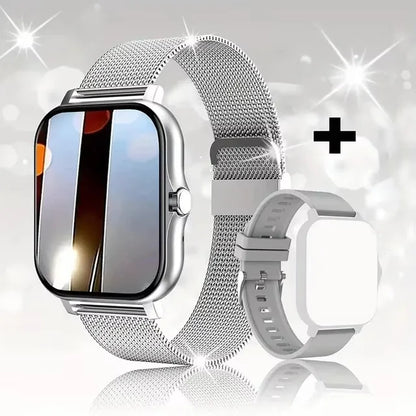Waterproof Smart Watch – Bluetooth Call, Message Alerts & Fitness Tracker for Android & iPhone
