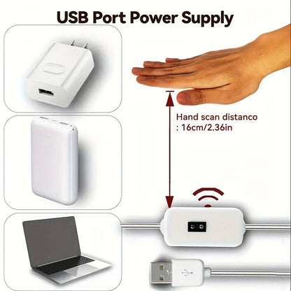 LED Strip Light with Motion Sensor – USB Powered Dimmable Lighting