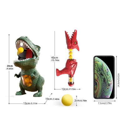 Dinosaur Shooting Tyrannosaurus Rex Toy – Soft Bullet Gun with Balls | Interactive Puzzle Toy for Kids & Parents