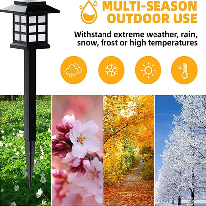 Solar LED Pathway Lights – Waterproof Outdoor Garden, Yard & Driveway Landscape Lamps