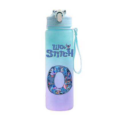 750ML Cartoon Lilo & Stitch Water Bottle – Large Capacity Portable Sport Bottle for Kids