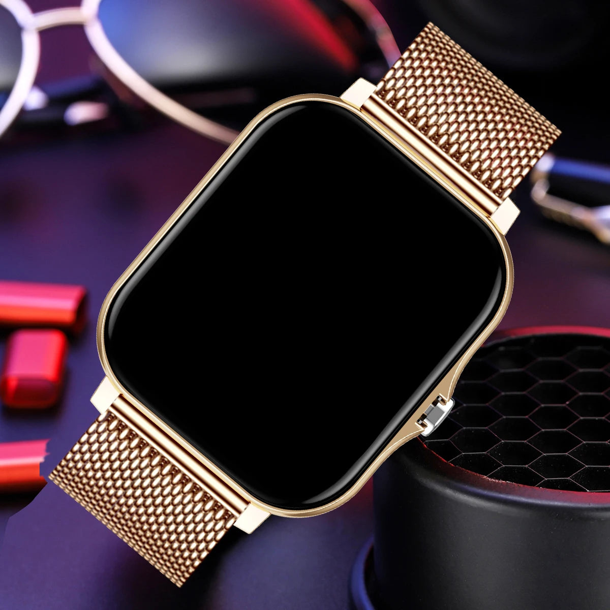 Waterproof Smart Watch – Bluetooth Call, Message Alerts & Fitness Tracker for Android & iPhone