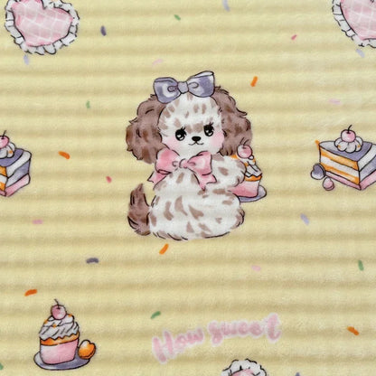 Fluffy Plush Cartoon Fleece Bed Sheet | Double Bed | Winter Warm