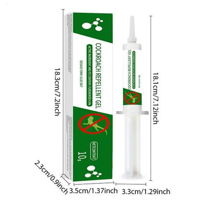 Gecko Repeller Outdoor Reptile Prevention Gel | Natural Lizard Repellent Fast-Acting Gecko Bait for Home, Lawn & Porch