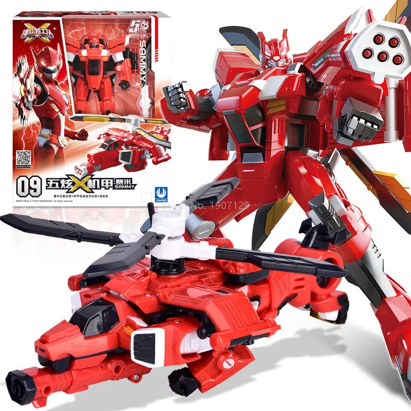 Mini Force Super Dinosaur Power Robot Toy – Transformation Action Figure Car & Airplane Deformation Toy