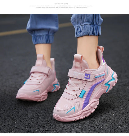 Kids Girls Running Shoes – Breathable, Non-Slip Sneakers for School, Sports & Outdoor Activities
