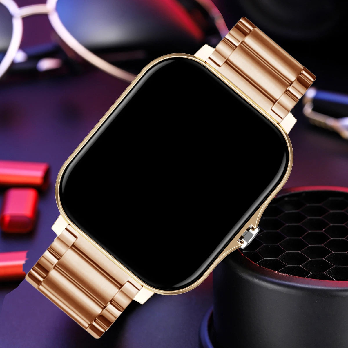 Waterproof Smart Watch – Bluetooth Call, Message Alerts & Fitness Tracker for Android & iPhone