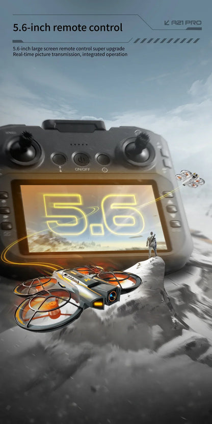 Xiaomi A21 Pro Mini Drone – 4K/8K HD Camera Quadcopter with Screen, Brushless Motor & Obstacle Avoidance