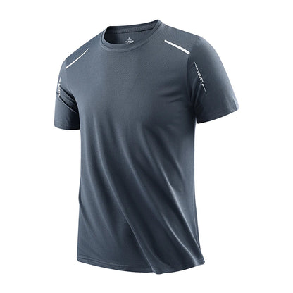 CHRLCK Men’s Quick-Dry Running T-Shirt – Breathable Outdoor Sports Short Sleeve Tee for Summer