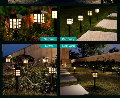 Solar LED Pathway Lights – Waterproof Outdoor Garden, Yard & Driveway Landscape Lamps