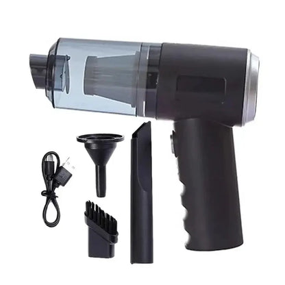 3-in-1 Vacuum Cleaner – USB Rechargeable Suction & Blowing Mini Vacuum for Car & Home