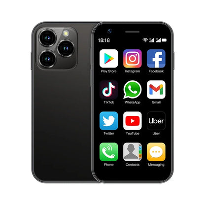 Mini 4G LTE Android 10 Smartphone | 3GB RAM 64GB ROM | 3" Display | 5MP Camera | Dual SIM | Play Store & WhatsApp