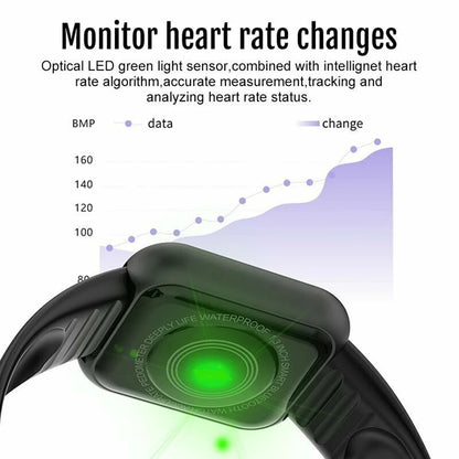 Smart Watch 2025 – Bluetooth Sports Fitness Tracker with Music Control, Sleep & Step Monitor for Men & Women
