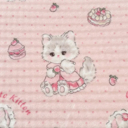 Fluffy Plush Cartoon Fleece Bed Sheet | Double Bed | Winter Warm