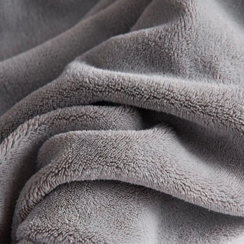 Winter Warm Solid Flannel Fitted Sheet | Elastic Band Mattress Protector | King Size 180x200cm | Milk Velvet Bed Sheet