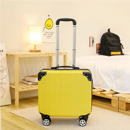 Travel Boarding Suitcase – Japanese-Style Retro Lightweight Trolley Case with Password Lock, Student Carry-On Luggage