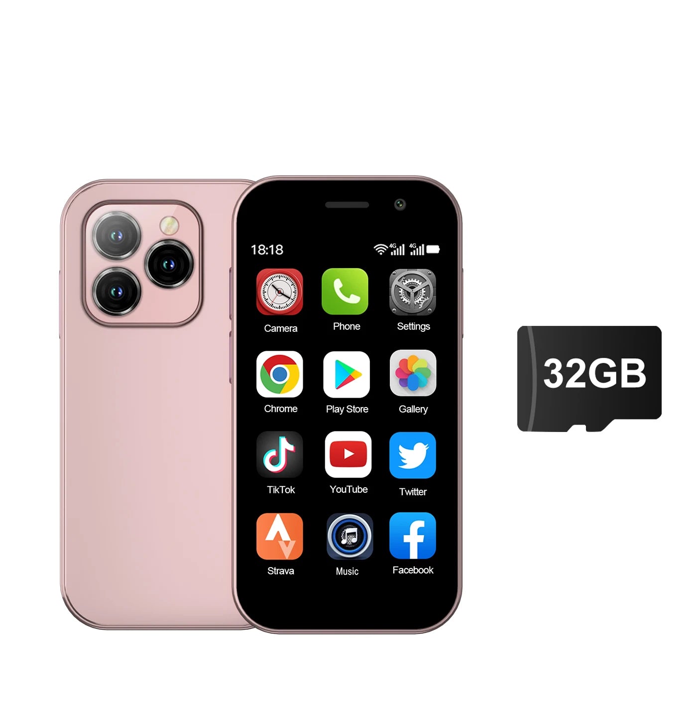 Mini Smartphone 4G LTE Android | Global GPS | 3" Display | 5MP Camera | WIFI | 2000mAh Battery