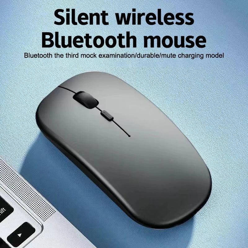 Portable Wireless Mouse Bluetooth 2.4GHz Dual Mode | Silent Ergonomic Mouse for Laptop, PC & MacBook