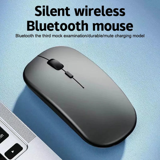 Portable Wireless Mouse Bluetooth 2.4GHz Dual Mode | Silent Ergonomic Mouse for Laptop, PC & MacBook