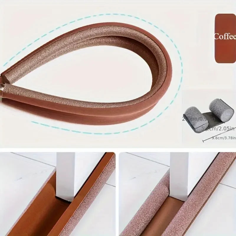 Door Bottom Sealing Strip – Soundproof, Windproof & Waterproof Gap Filler