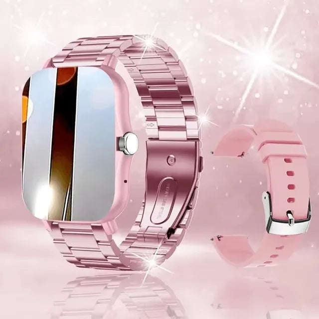 Waterproof Smart Watch – Bluetooth Call, Message Alerts & Fitness Tracker for Android & iPhone