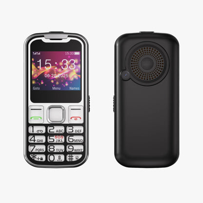 Dual SIM GSM Button Mobile Phone – 2G Standby, Speed Dial, Call Recording, Flashlight, FM Radio, Vibration