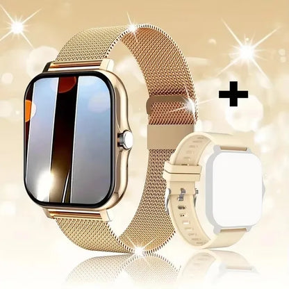 Waterproof Smart Watch – Bluetooth Call, Message Alerts & Fitness Tracker for Android & iPhone