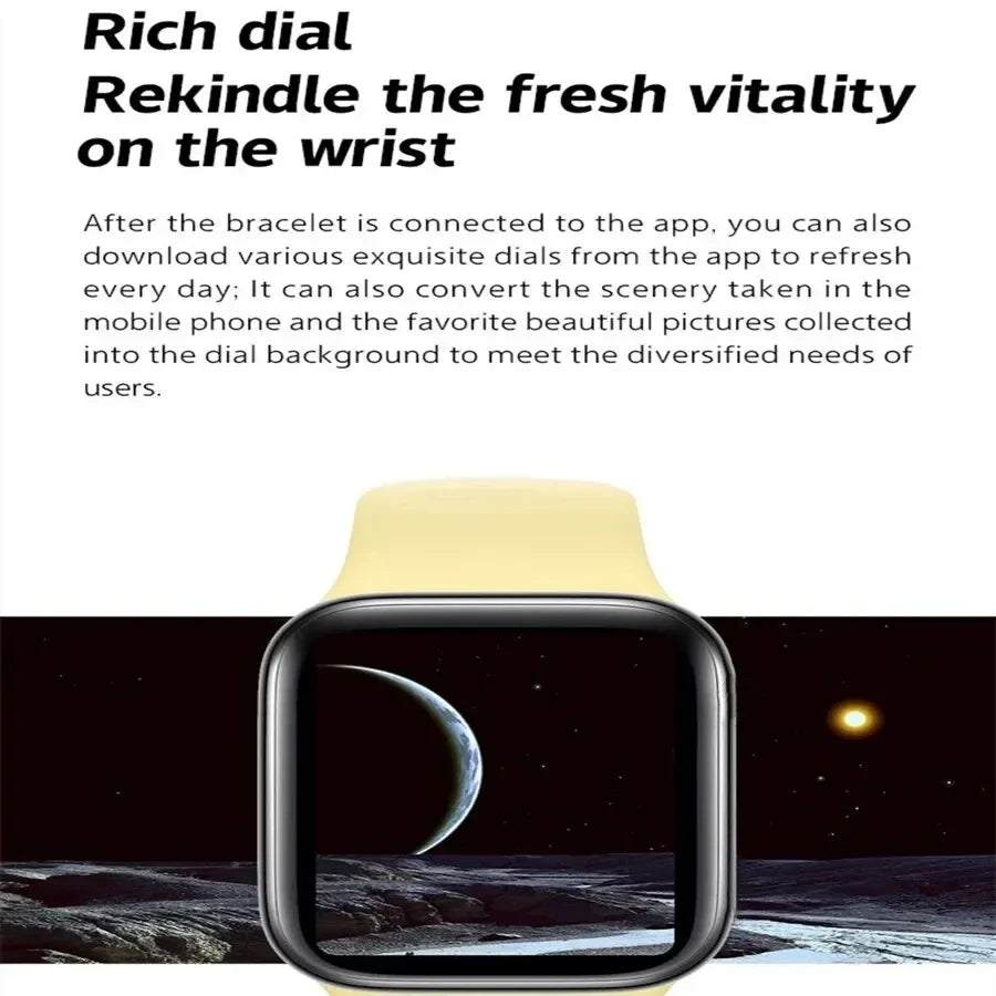 Smartwatch with Bluetooth Call, Health Tracking & 1.73" Display – For Android & iOS