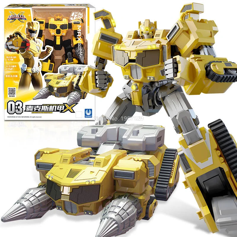 Mini Force Super Dinosaur Power Robot Toy – Transformation Action Figure Car & Airplane Deformation Toy