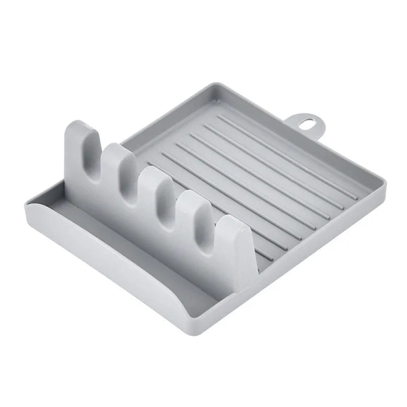 Kitchen Spoon Holder & Spatula Rack Organizer | Non-Slip Chopsticks Holder for Neat & Tidy Cooking Space