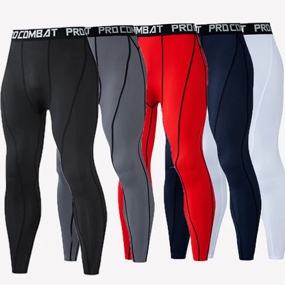 Men’s Compression Pants – Quick Dry Running Tights & Gym Leggings