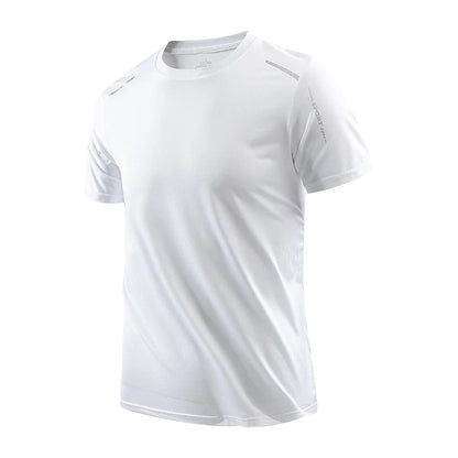 CHRLCK Men’s Quick-Dry Running T-Shirt – Breathable Outdoor Sports Short Sleeve Tee for Summer