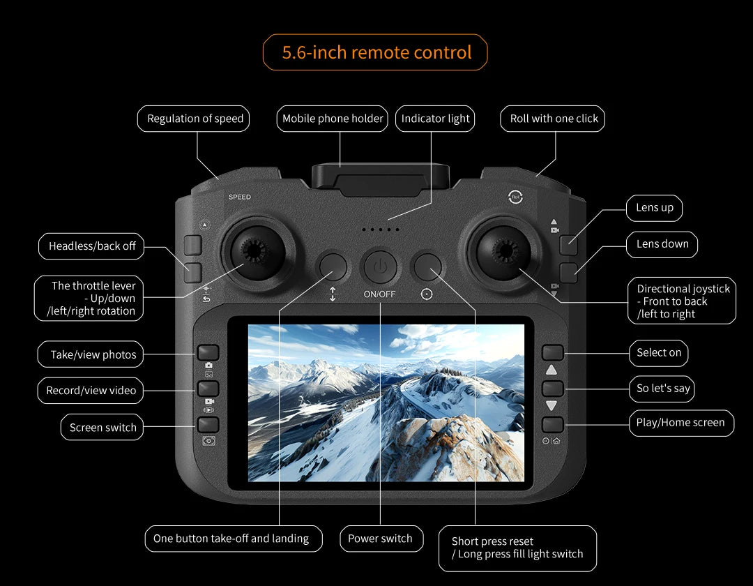 Xiaomi A21 Pro Mini Drone – 4K/8K HD Camera Quadcopter with Screen, Brushless Motor & Obstacle Avoidance