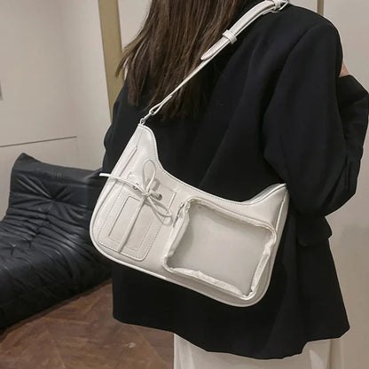 Women’s Korean Transparent Ita Shoulder Bag – Japanese Preppy Designer School Crossbody Purse