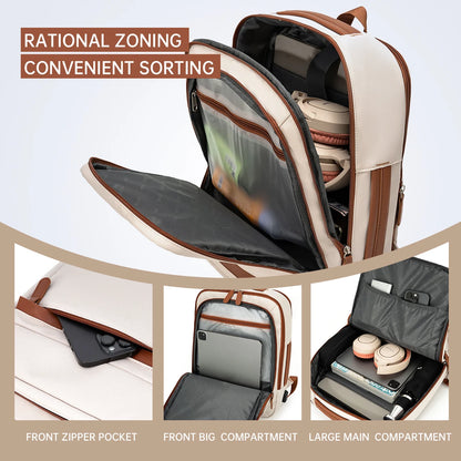 High-Quality USB Rechargeable Laptop Backpack – Waterproof Large Capacity Bag for Men, Women & Students