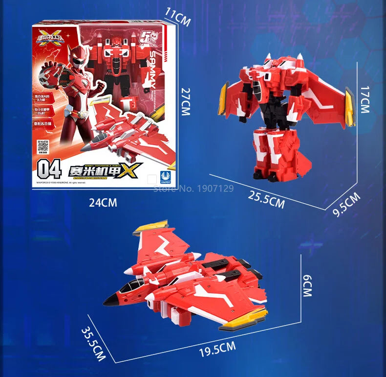 Mini Force Super Dinosaur Power Robot Toy – Transformation Action Figure Car & Airplane Deformation Toy