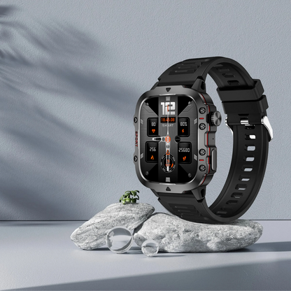 LIGE Outdoor Smart Watch Men – 2.01" Screen, Waterproof, Bluetooth Call & AI Voice for Android & iOS