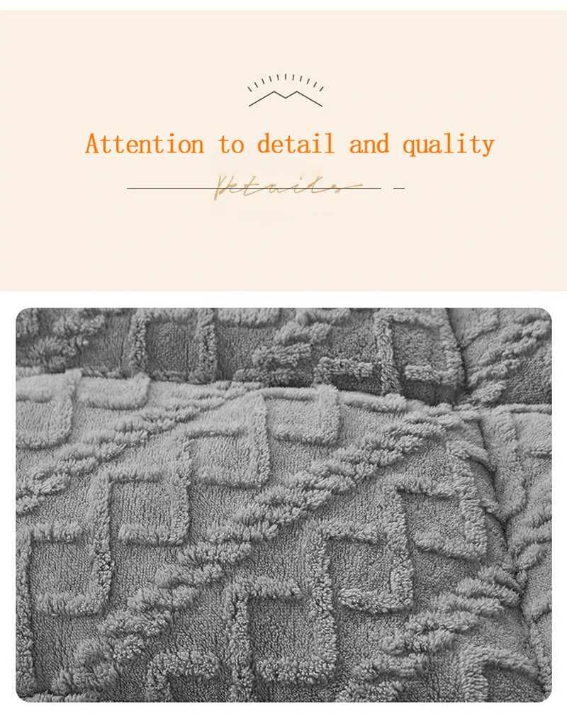 Super Thick Winter Warm Blanket – Artificial Lamb Cashmere Weighted Quilt Comforter for Bed