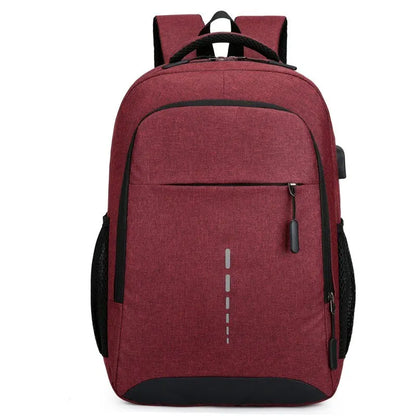 Men’s Large Capacity Backpack – Simple Fashion Travel & Laptop Bag for Male/Female Students