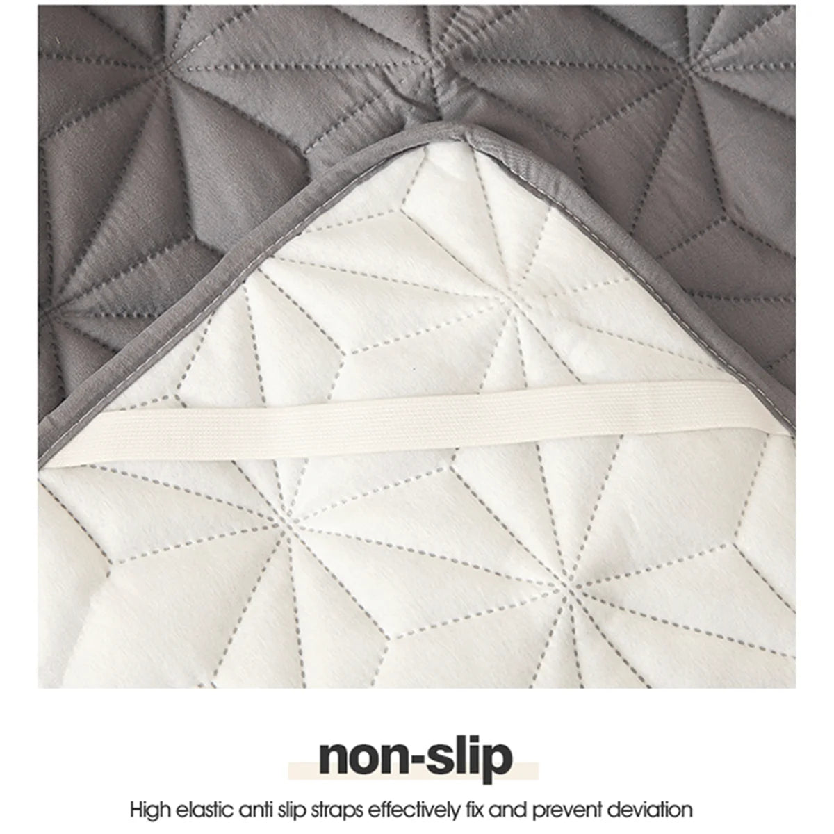 Waterproof Mattress Topper | Quilted Protector Pad | Elastic Band Fitted Bedspread | Winter Mattress Cover for Single & Double Beds (140/160 cm)