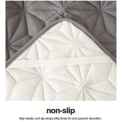 Waterproof Mattress Topper | Quilted Protector Pad | Elastic Band Fitted Bedspread | Winter Mattress Cover for Single & Double Beds (140/160 cm)