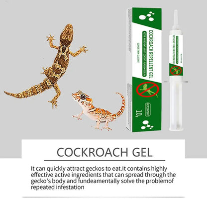 Gecko Repeller Outdoor Reptile Prevention Gel | Natural Lizard Repellent Fast-Acting Gecko Bait for Home, Lawn & Porch