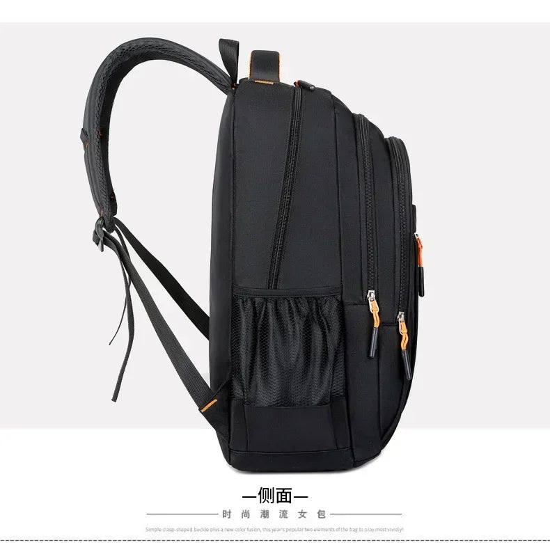 Men’s Oxford Business Backpack – Waterproof Laptop Bag, Leisure Travel & High School Student Bag