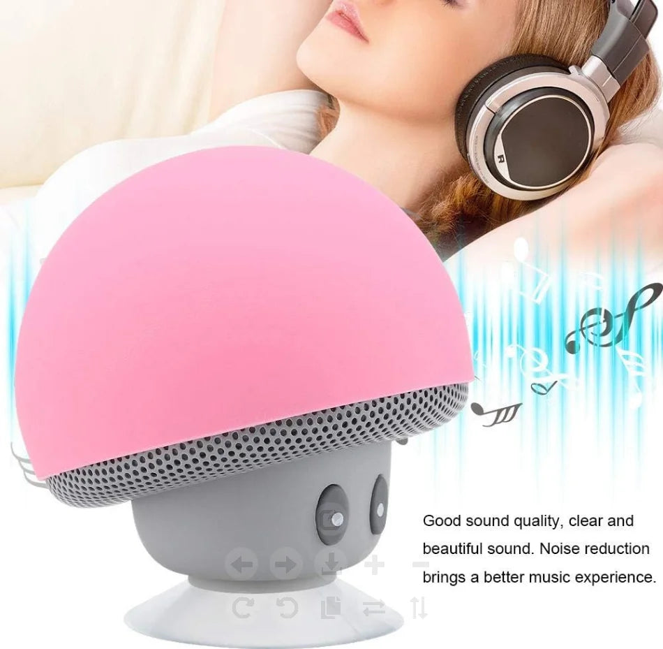 High-Quality Wireless Bluetooth Speaker – Portable Subwoofer with Suction Cup for Outdoor Use