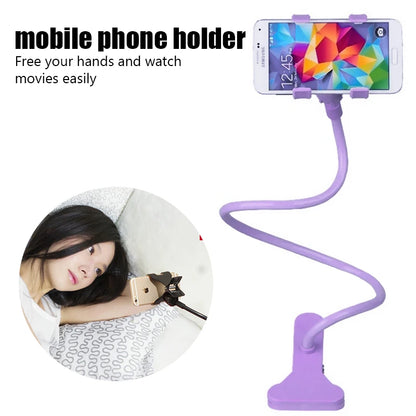 Universal Mobile Phone Holder – Flexible Lazy Adjustable Cell Phone Clip Stand for Bed, Desk & Home