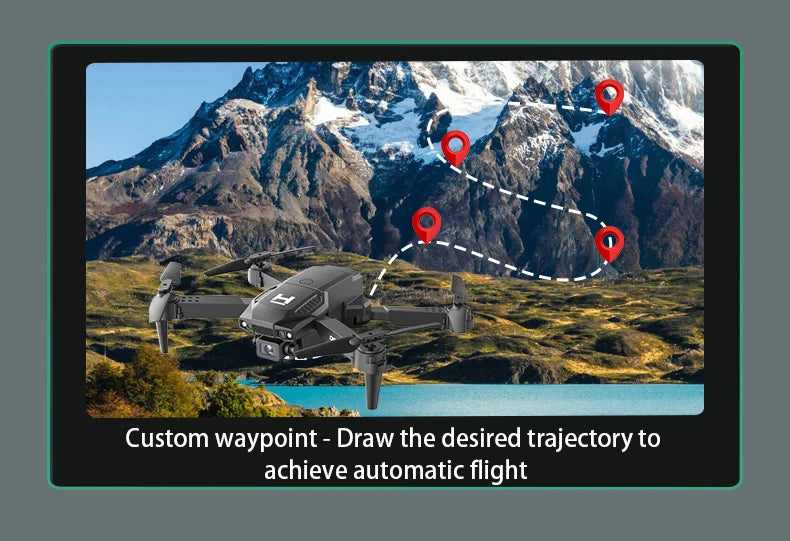 H4 Remote Control Drone 4K HD Dual Camera – WiFi FPV Foldable Quadcopter with One-Key Return | Kids Gift Toy