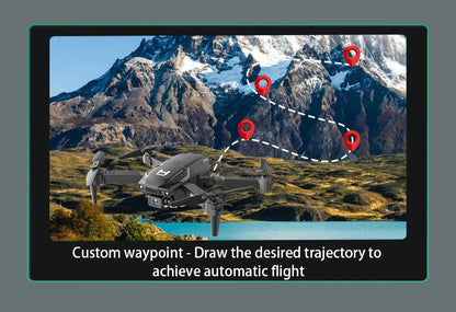 H4 Remote Control Drone 4K HD Dual Camera – WiFi FPV Foldable Quadcopter with One-Key Return | Kids Gift Toy